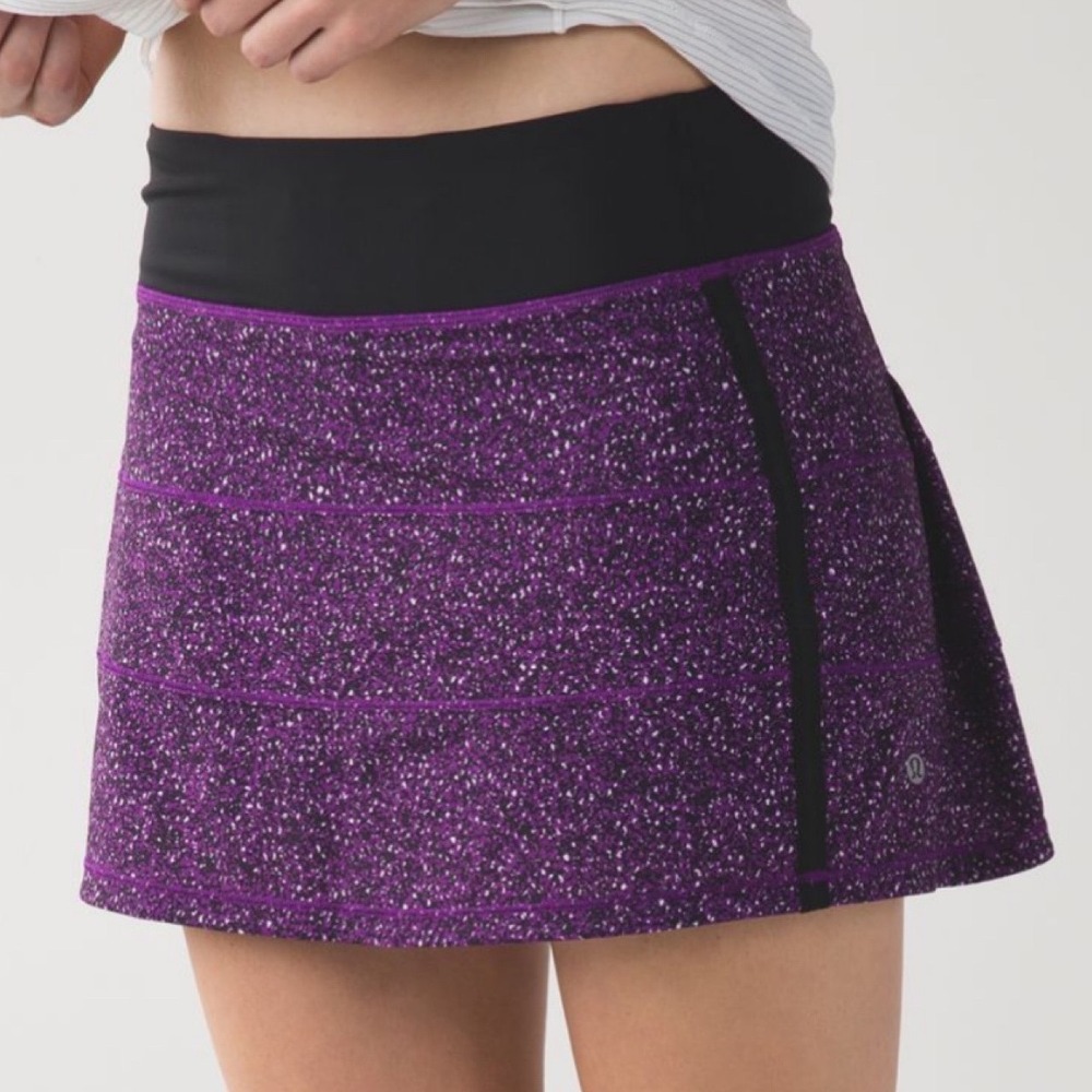 Lululemon Pace Rival Skort Purple‎ Womens 10 Golf Tennis Pickleball Skirt Hiking